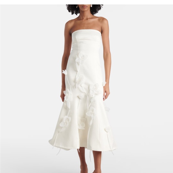 ROTATE bridal floral appliqué dress size 2 - Picture 1 of 3